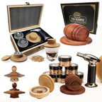 Wooden Cocktail Smoker Kit for Whisky - Wood