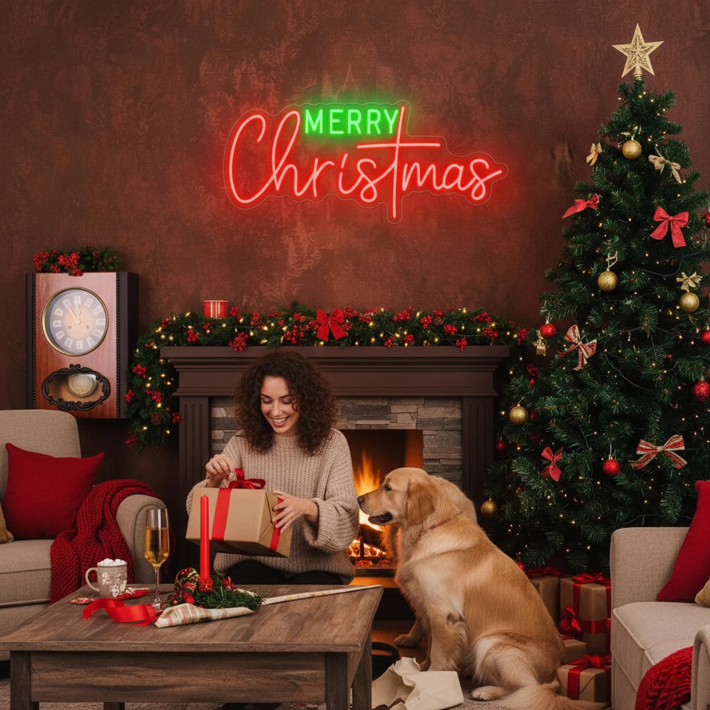 Merry Christmas LED Neon Sign
