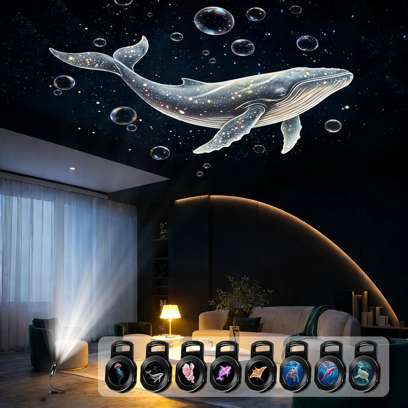 Ocean Projector USB Night Light - ABS