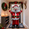 Standing Waving Santa Claus Foil Balloon, 70 Inch