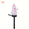 Christmas Snowman Solar Stake Light