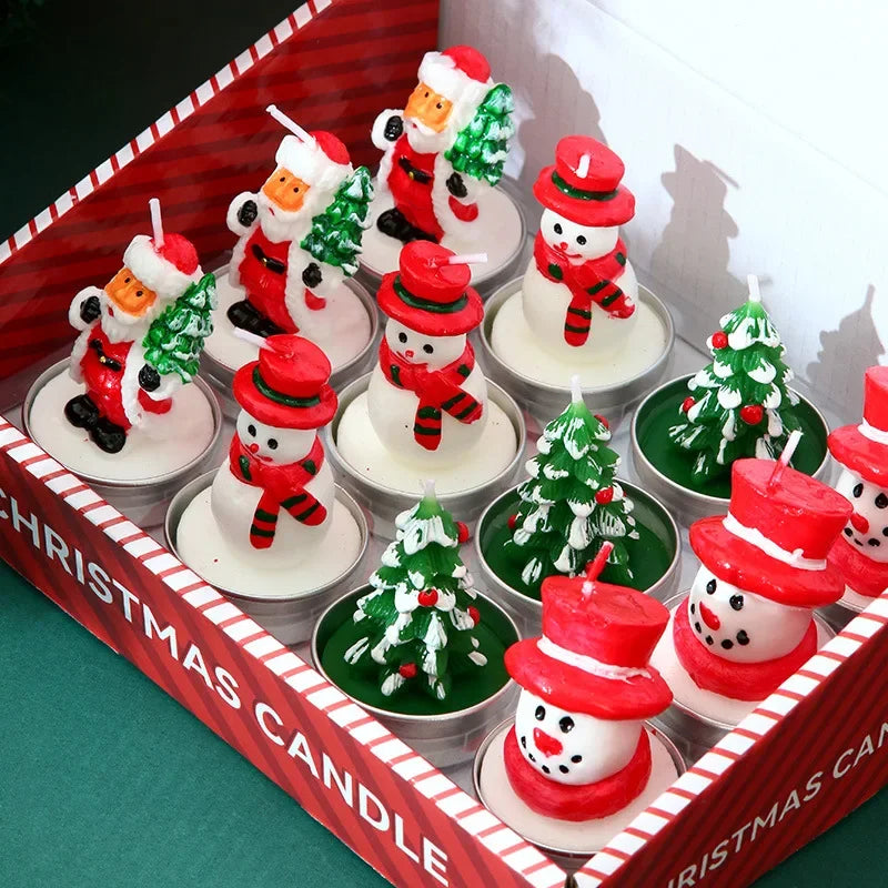 12 Piece Christmas Candle Gift Set