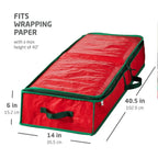 Wrapping Paper Storage Bag, Fits 20+ Rolls