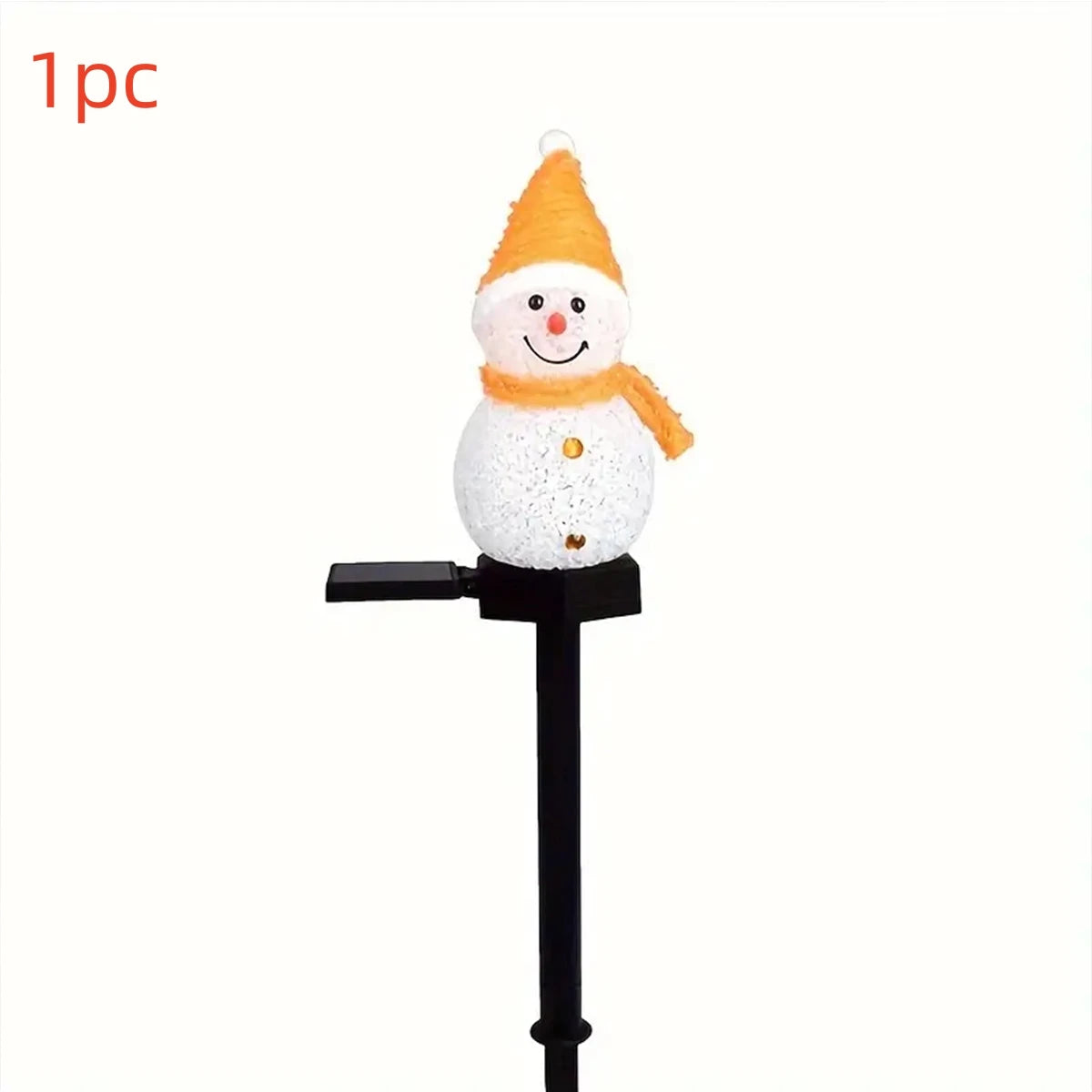 Christmas Snowman Solar Stake Light