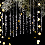 Acrylic Icicle Christmas Tree Ornaments