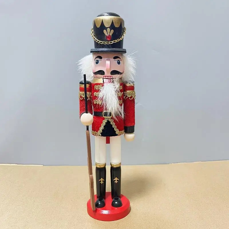 Wooden Nutcracker Christmas Ornament, 30cm - Wood