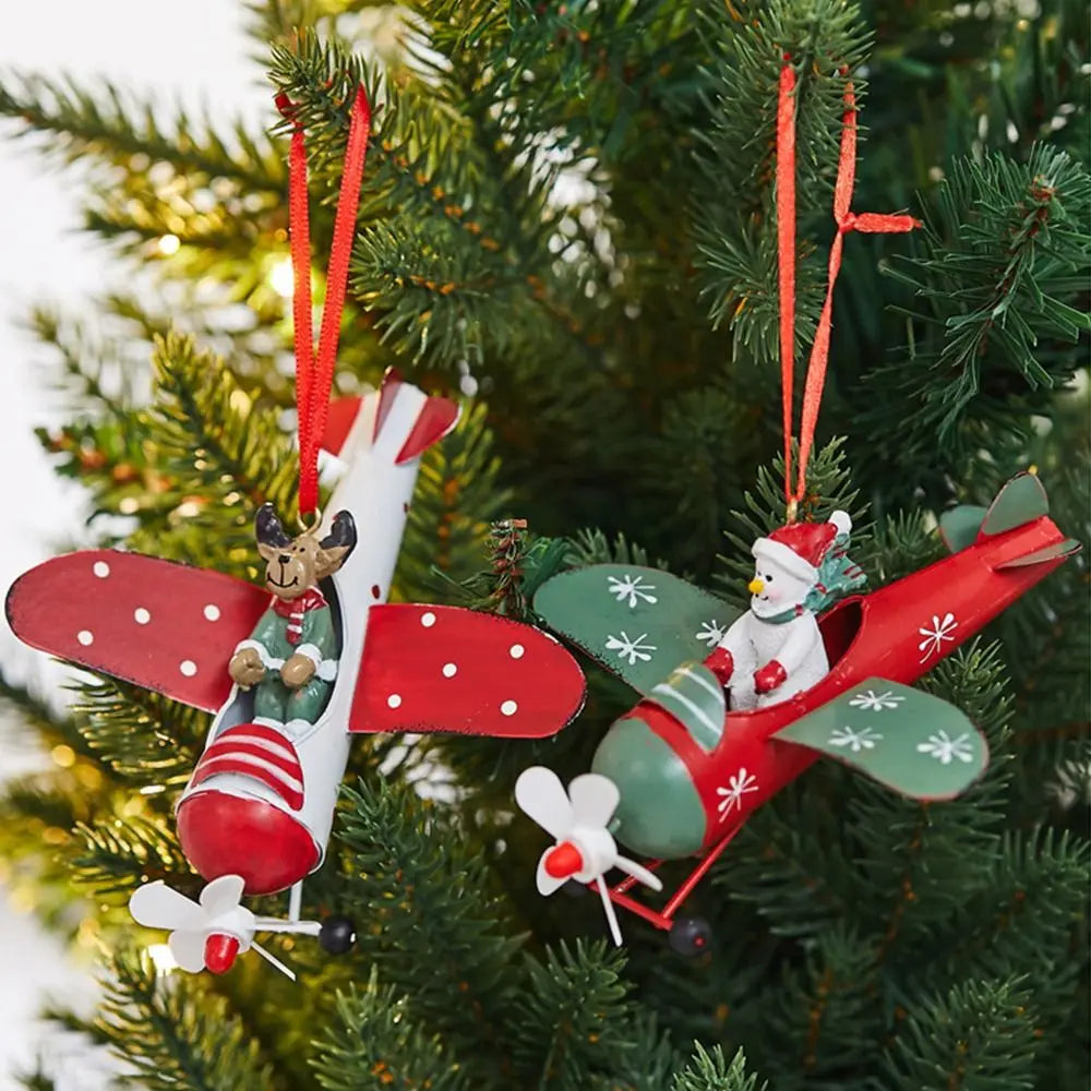 Retro Iron Christmas Hanging Decoration - Art
