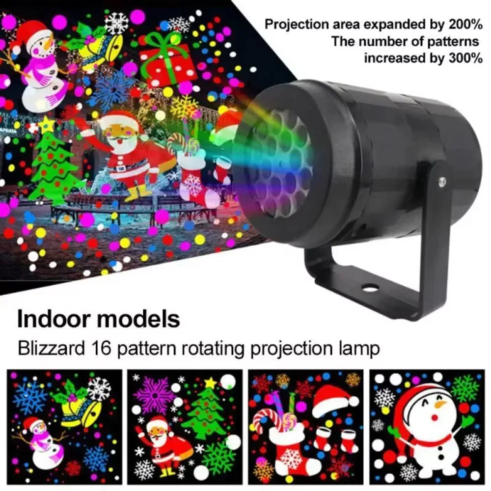 Christmas Snowflake LED Projector Light