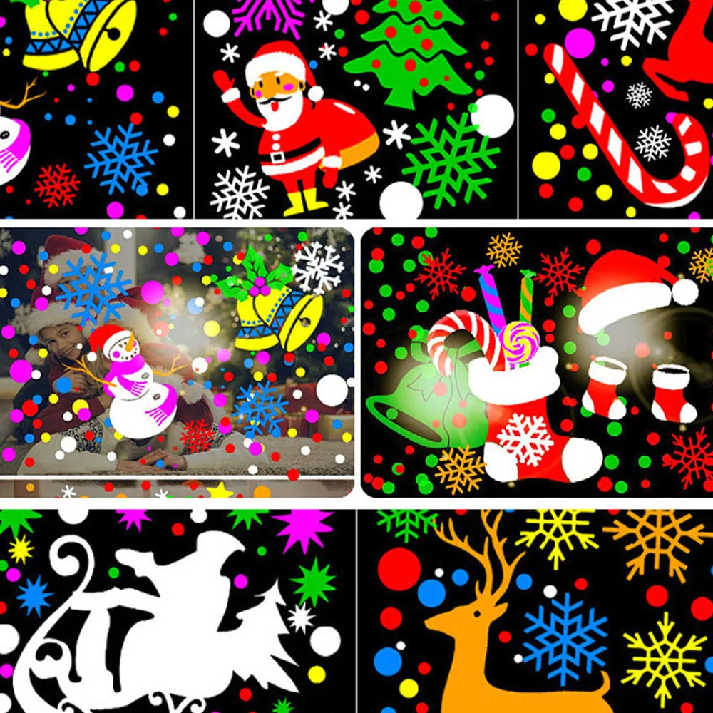 Christmas Snowflake LED Projector Light