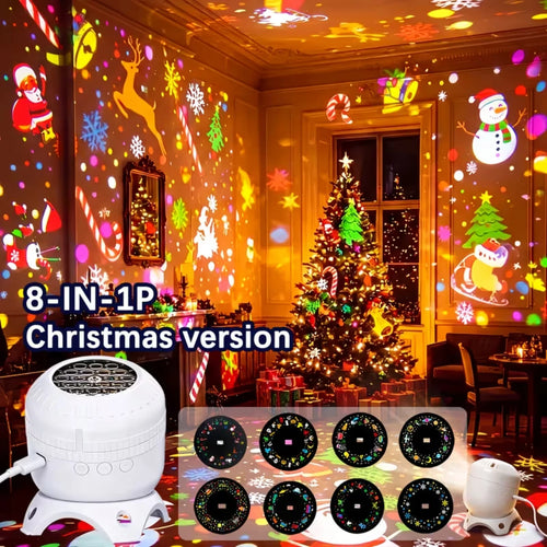 LED Christmas Projector Night Light