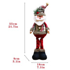 Long-Legged Plush Christmas Decorations, Santa, Snowman and Reindeer