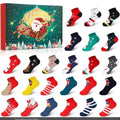 Christmas Socks Advent Calendar Gift Box