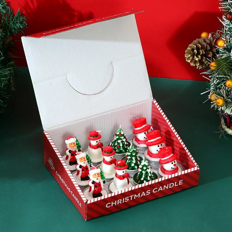 12 Piece Christmas Candle Gift Set