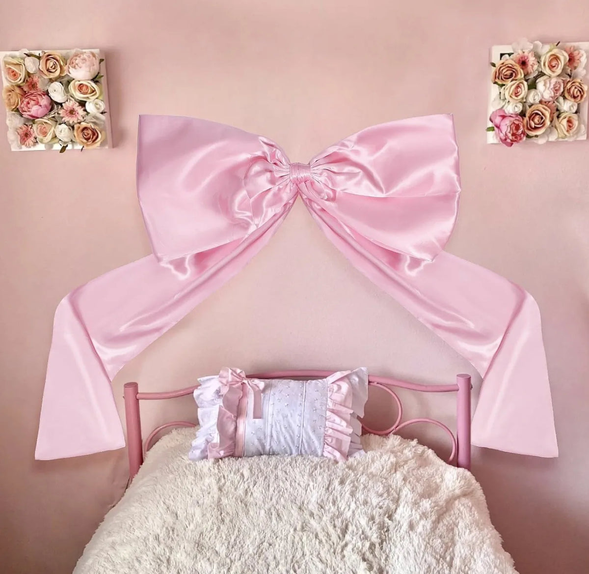 Large Satin Bow Christmas Tree Topper
