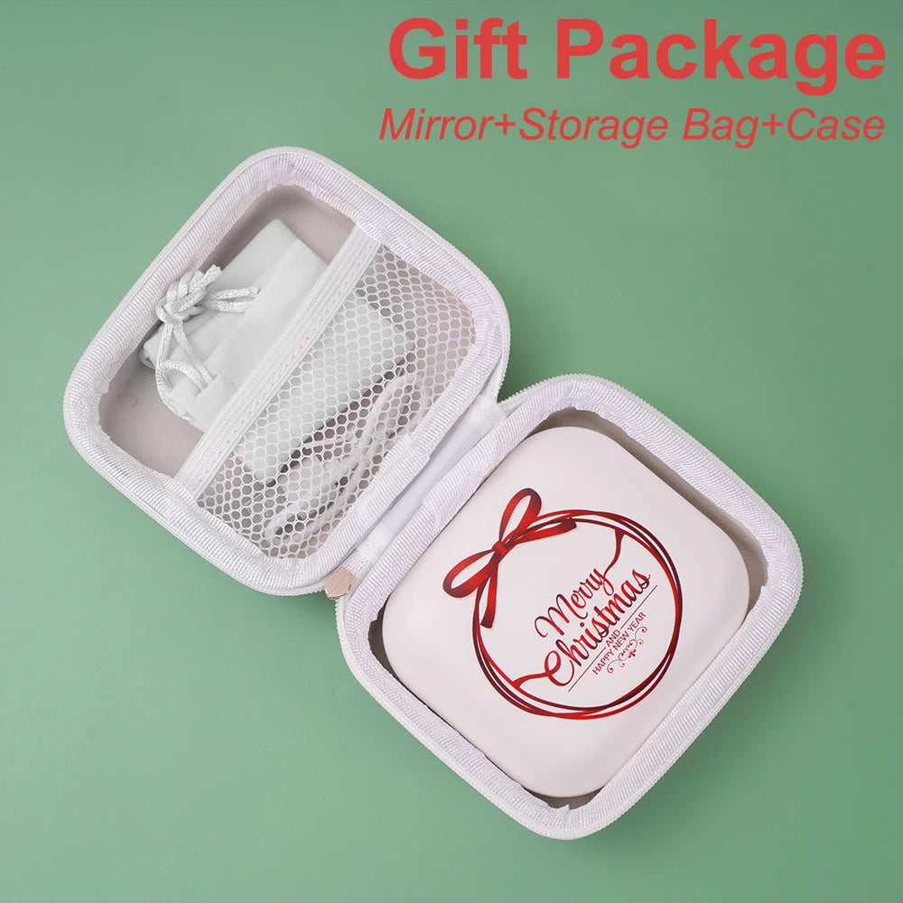 LED Compact Makeup Mirror, Folding Pocket Size