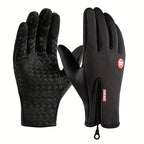 Unisex Touchscreen Winter Gloves, Knit - Polyester