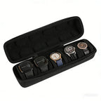5 Slot Watch Box, Portable Watch Travel Case - Mixed Materials