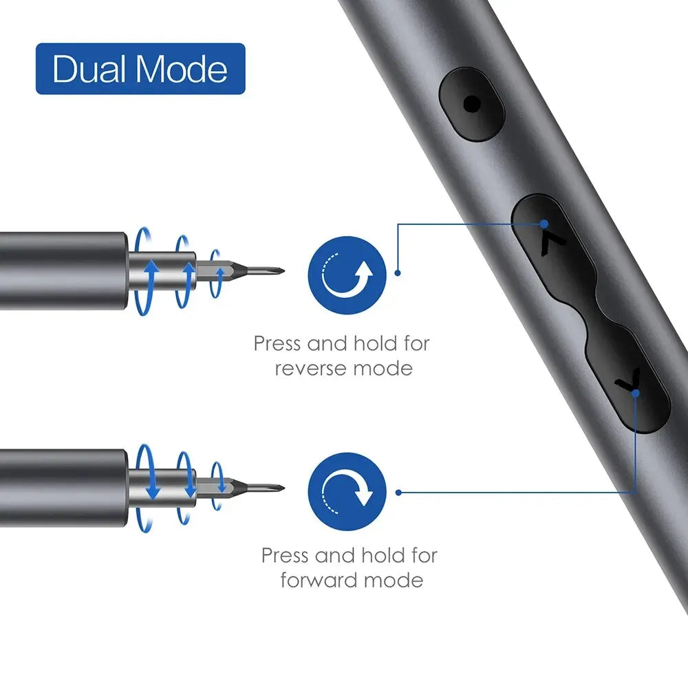 Rechargeable Electric Precision Screwdriver Set, 62 in 1