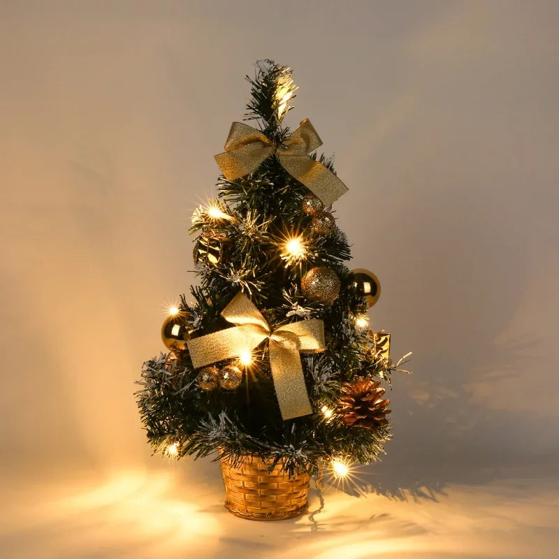 40cm Pre-Lit Mini LED Christmas Tree