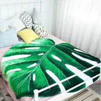 Leaf Shaped Throw Blanket - 100% Polyester