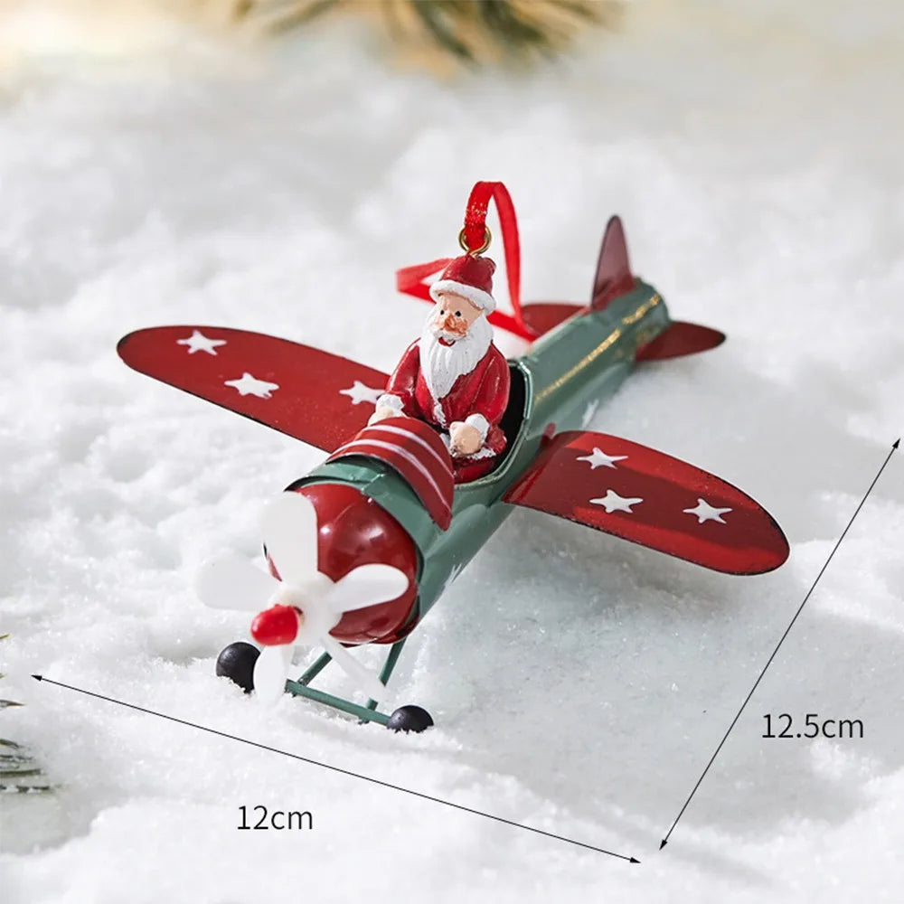 Retro Iron Christmas Hanging Decoration - Art