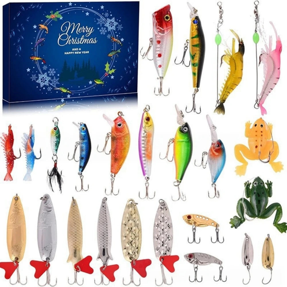 Fishing Lure Advent Calendar Gift Box