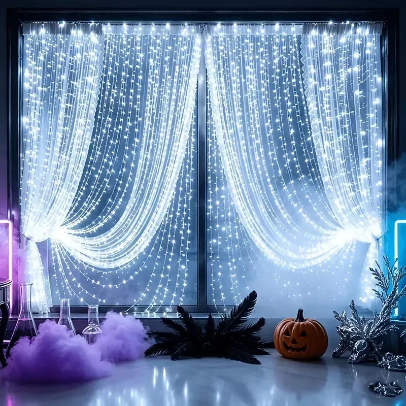 USB Fairy Curtain Lights with Remote