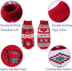Knitted Reindeer Christmas Dog Jumper