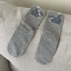 Cat Face Novelty Socks, 3 Pairs - Polyester