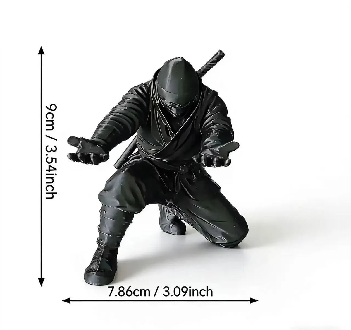 Miniature Ninja Pen Holder Desk Ornament