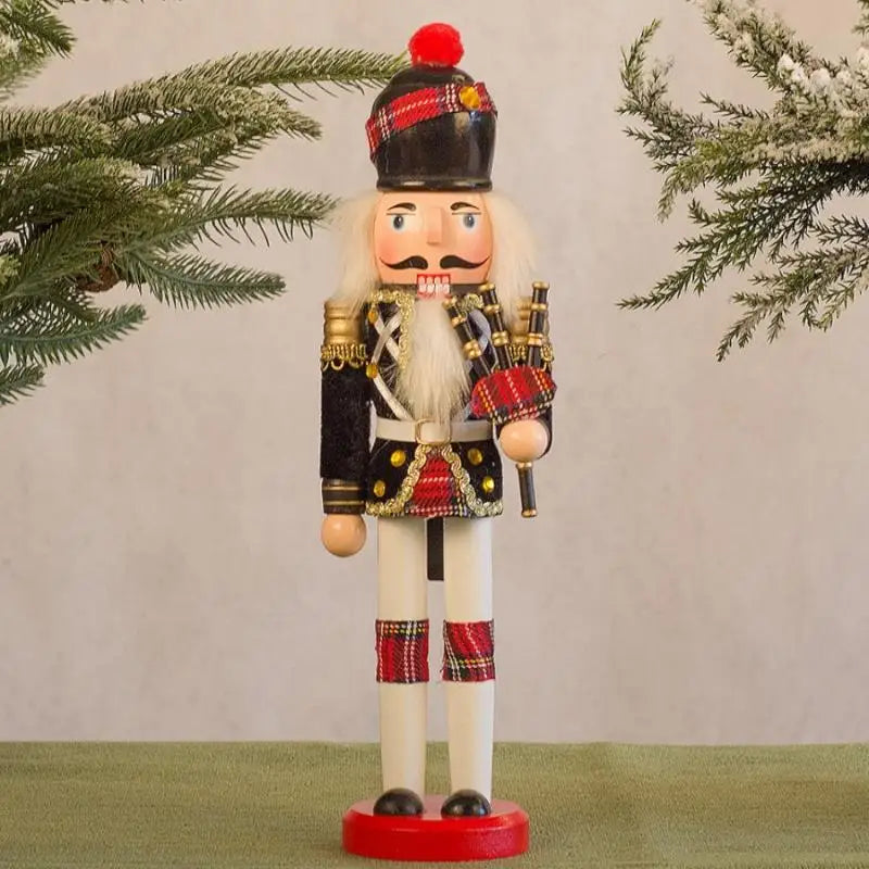 Wooden Nutcracker Christmas Ornament, 30cm - Wood