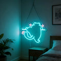 Cat LED Neon Sign, Dimmable USB Night Light