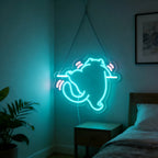 Cat LED Neon Sign, Dimmable USB Night Light