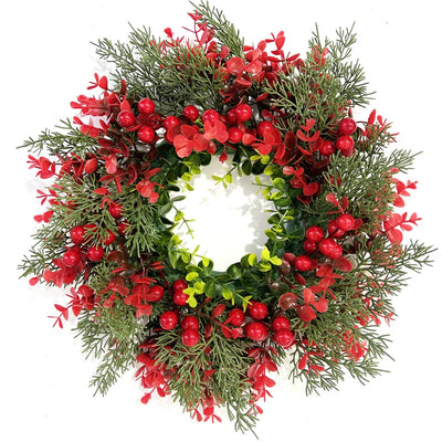 Faux Berry Christmas Wreath