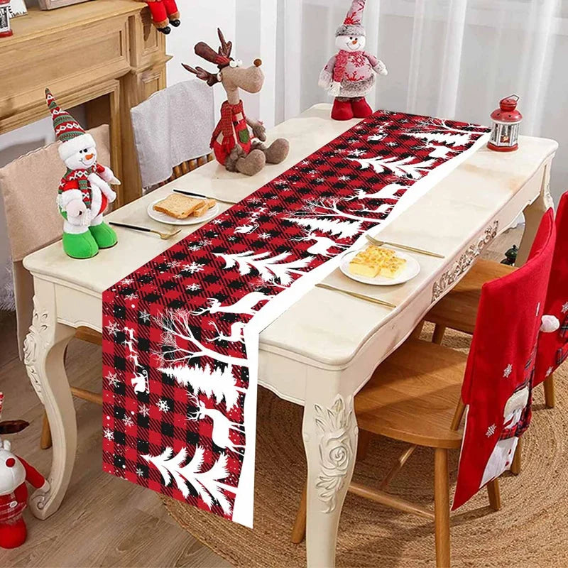 Santa Claus Christmas Table Runner