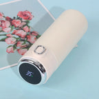 Stainless Steel Vacuum Flask with LED Temperature Display - 400 ml