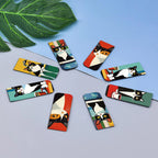 Cat Magnetic Bookmarks, Set of 5 - Material