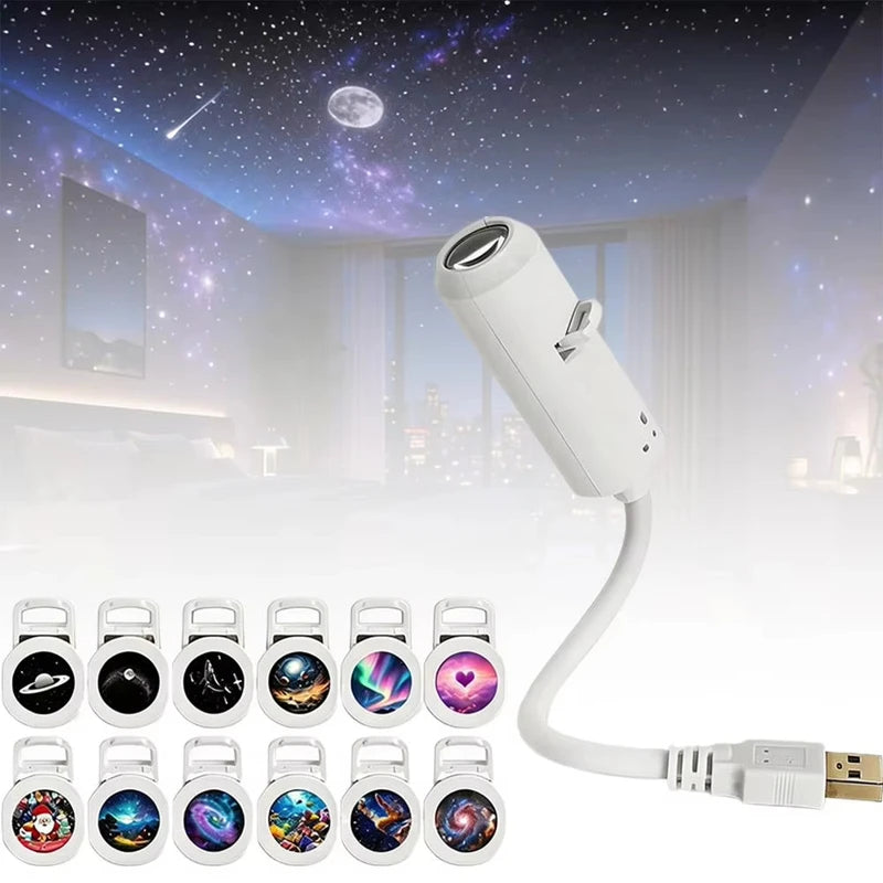 USB Starry Sky Projector Night Light