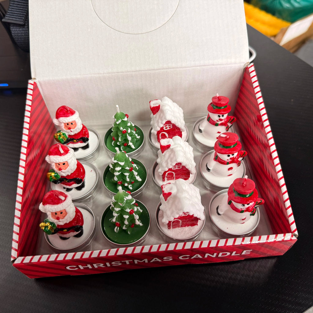 12 Piece Christmas Candle Gift Set