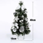 40cm Pre-Lit Mini LED Christmas Tree