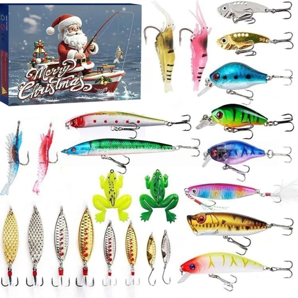 Fishing Lure Advent Calendar Gift Box