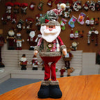Long-Legged Plush Christmas Decorations, Santa, Snowman and Reindeer