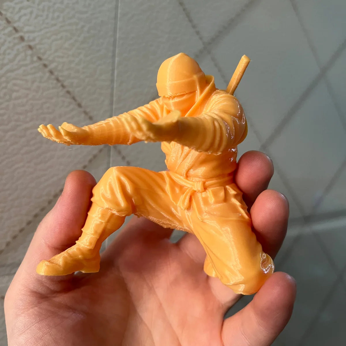 Miniature Ninja Pen Holder Desk Ornament