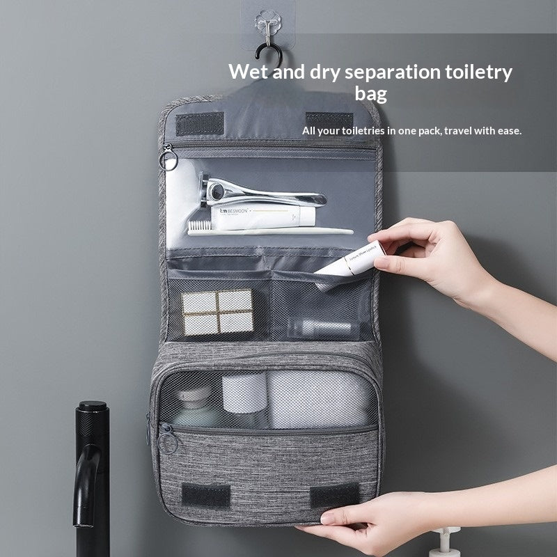 Foldable Hanging Toiletry Bag – Travel Wash Organiser