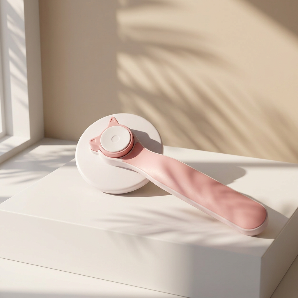 Self-Cleaning Slicker Brush, Retractable Bristles